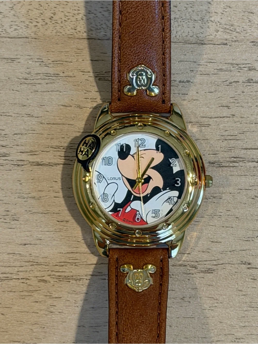 RARE Unworn Disney Lorus Talking Mickey Mouse Watch - Near Mint Condition
